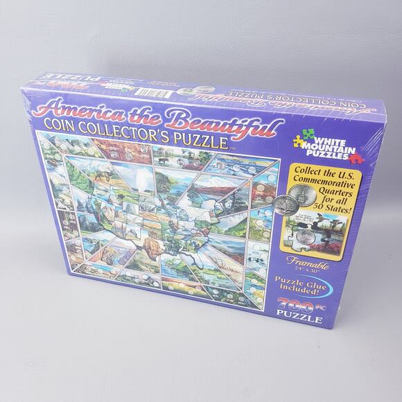 White Mountain America the Beautiful Coin Collector's Puzzle - Picture 1 of 9